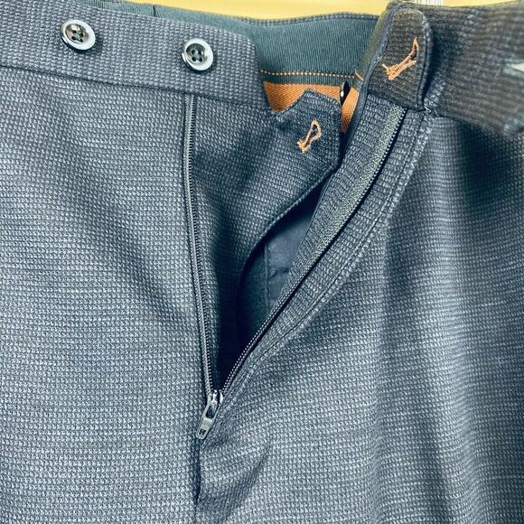 Zanella Men’s Pants Wool Noah Made in Italy Navy Blue Pockets Trousers Size 36 - Picture 5 of 8